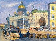 At the Isaakievskaya Square in Leningrad Alexander Nasmyth